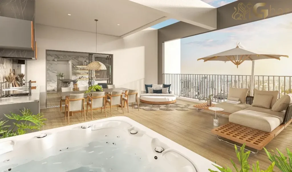 Cobertura penthouse de 124 m² com 2 suítes – DF345 Vila Clementino