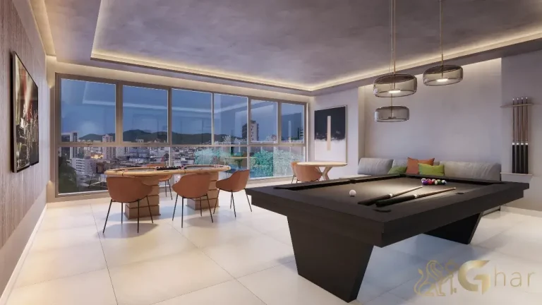 Salão de jogos do condomínio DF345 Vila Clementino