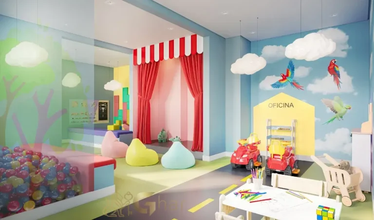 Elev Alto do Ipiranga – Brinquedoteca infantil com decoração lúdica e segura