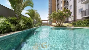 Piscina externa adulto do Elev Butantã no Butantã SP