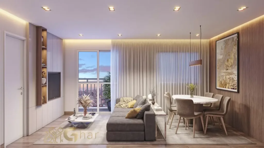 Apartamento decorado 45 m² living no Every Day Chácara Klabin