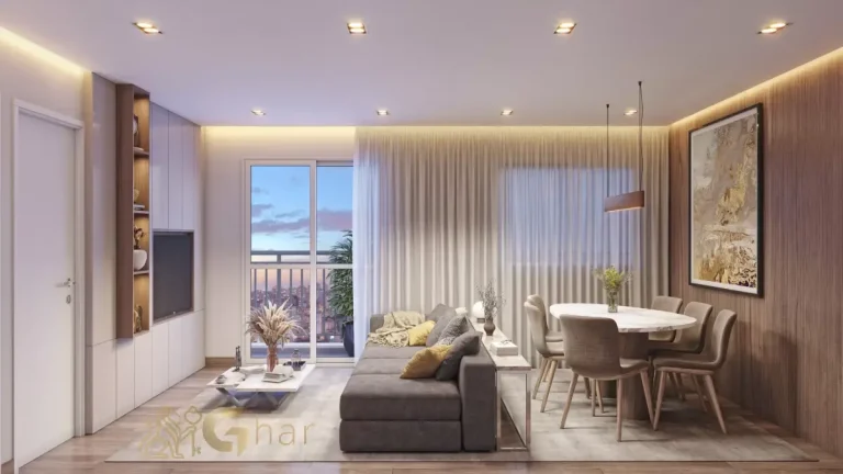 Apartamento decorado 45 m² living no Every Day Chácara Klabin