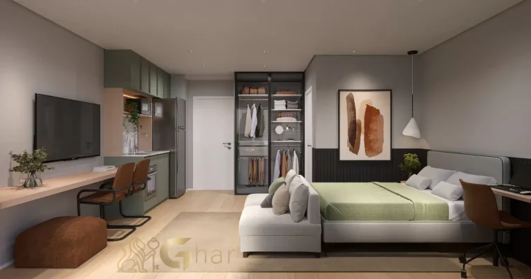 Studio decorado de 30 m² no Every Day Chácara Klabin