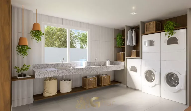 Lavanderia compartilhada no Every Day Chácara Klabin