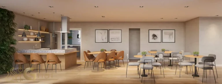 Salão de festas no EVO Vila Clementino