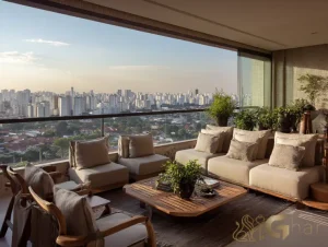 Apartamento em Santana São Paulo com varanda e vista da cidade – Ghar Imóveis