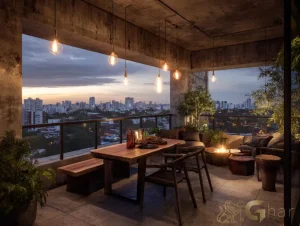 Apartamento na Vila Mariana São Paulo com varanda e vista da cidade