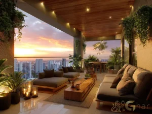 Apartamento com varanda e vista urbana na Zona Leste de São Paulo