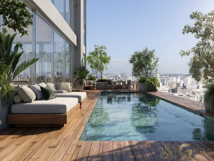 Cobertura de alto padrão pronta para morar em São Paulo com piscina – Ghar Imóveis