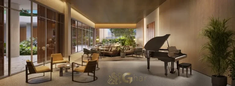 Piano Bar do Granoscar Ibirapuera – ambiente sofisticado de convivência e lazer em condomínio de luxo