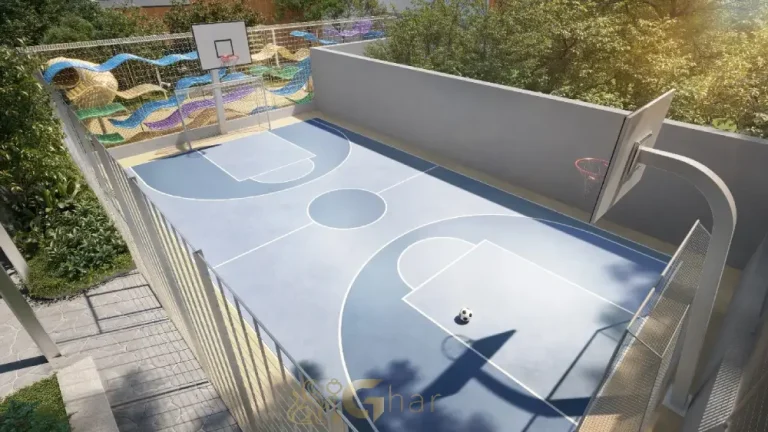 Quadra recreativa do Granoscar Ibirapuera – espaço para esportes e lazer em Moema