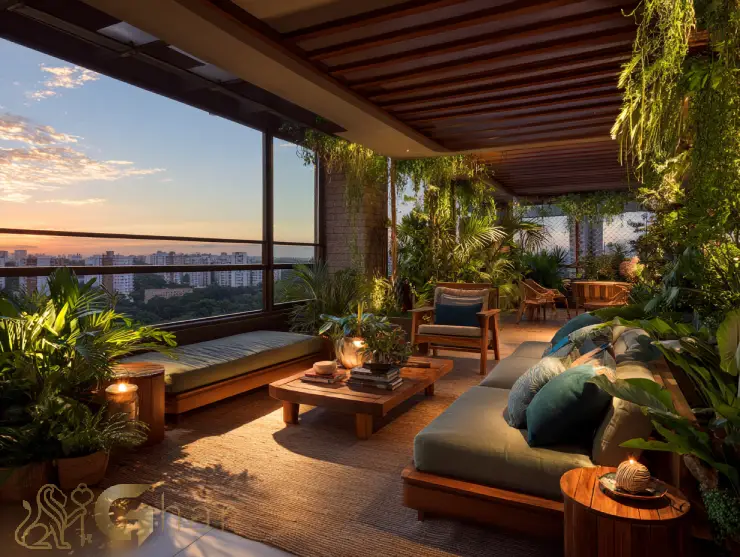 Apartamento pronto para morar na capital paulista com varanda mobiliada