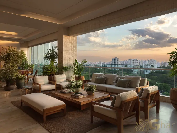 Varanda de apartamento pronto para morar em São Paulo