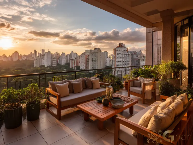 Apartamento pronto para morar na Zona Oeste de São Paulo com varanda e vista para o parque