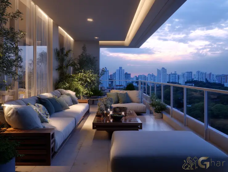 Apartamento em SP com varanda e vista para o Parque Ibirapuera, imóveis maravilhosos