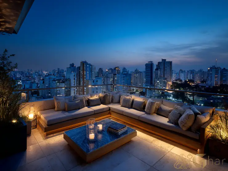 Apartamento novo com varanda e vista urbana – Imóveis na capital paulista