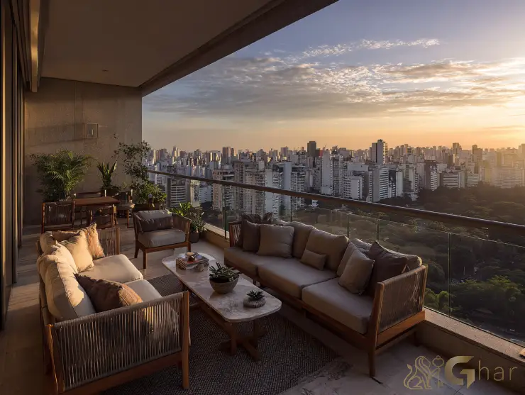 Apartamento com varanda e vista para o Parque Villa-Lobos – Imóveis Zona Oeste São Paulo