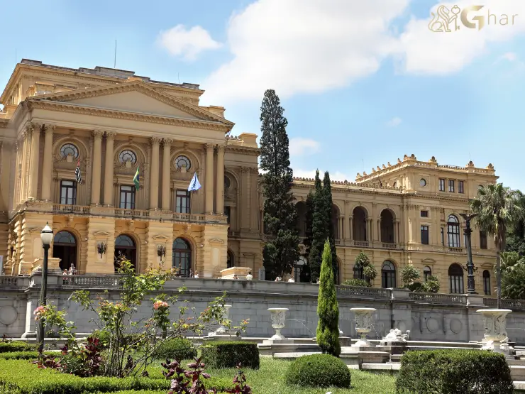 Museu Paulista no Parque da Independência no bairro Ipiranga