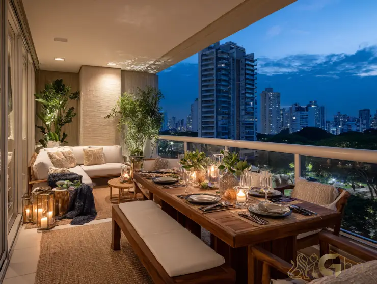 Apartamento na planta com varanda gourmet e lazer completo