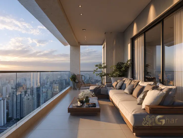 Apartamento em lançamento na planta Zona Sul de São Paulo com vista panorâmica da cidade