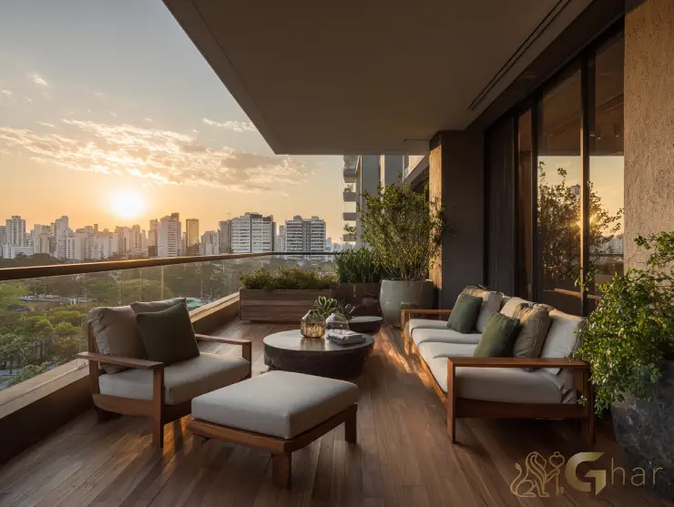 Lançamentos na planta na Zona Sul de São Paulo com varanda e vista para o parque