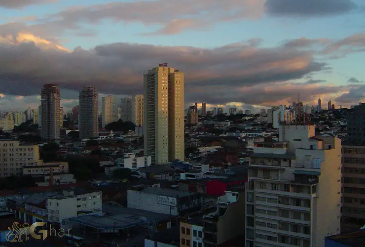 Vista panorâmica do bairro Lapa na Zona Oeste de São Paulo