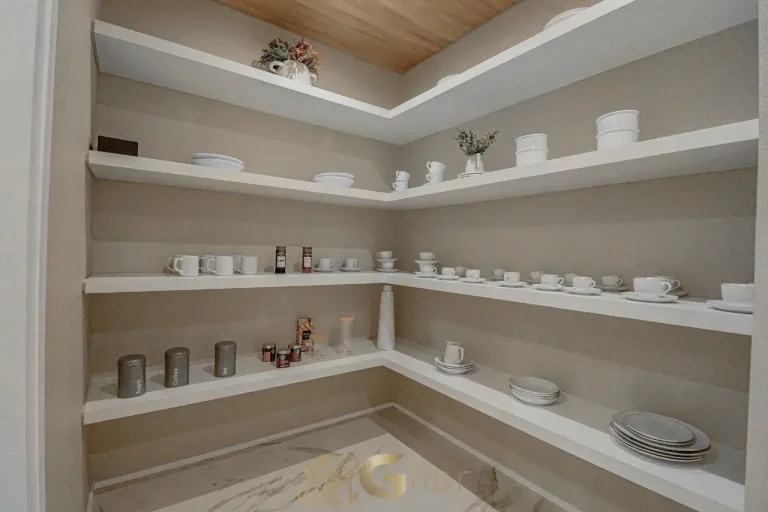 Despensa funcional do apartamento decorado no Mirant Ibirapuera