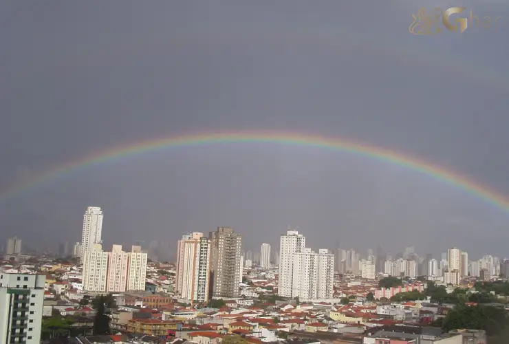 Vista panorâmica do bairro Mooca na Zona Leste de São Paulo