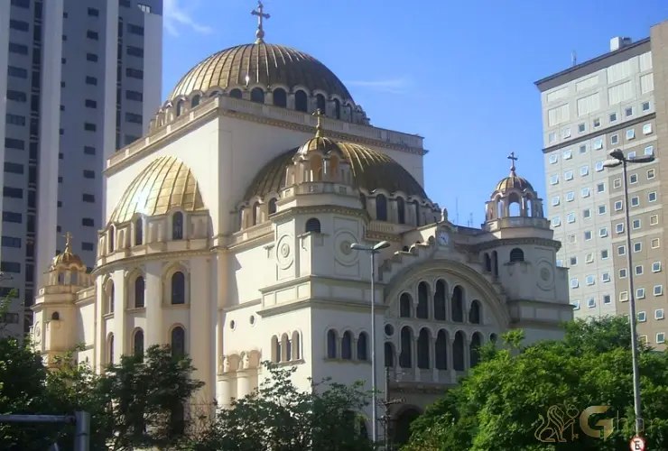 Catedral Metropolitana Ortodoxa no bairro Paraíso Zona Sul de São Paulo