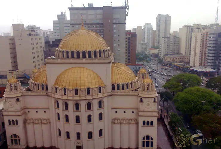Vista panorâmica do bairro Paraíso na Zona Sul de São Paulo