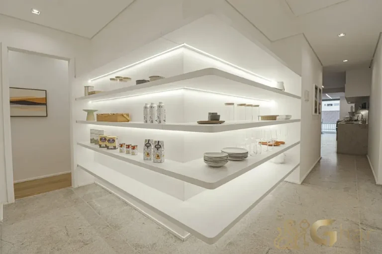 Despensa e área de serviço do apartamento decorado 193 m² no Península Vila Madalena