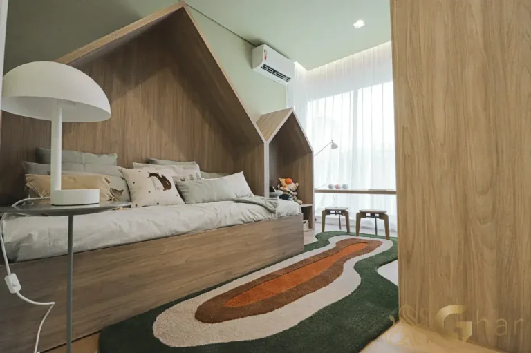 Segunda suíte do apartamento decorado de 193 m² no Península Vila Madalena