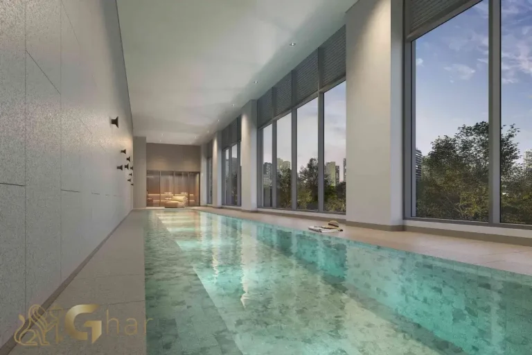 Piscina coberta com raia de 25 metros no Península Vila Madalena