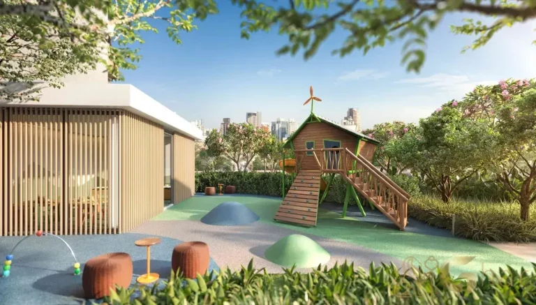 Playground infantil do condomínio Península Vila Madalena