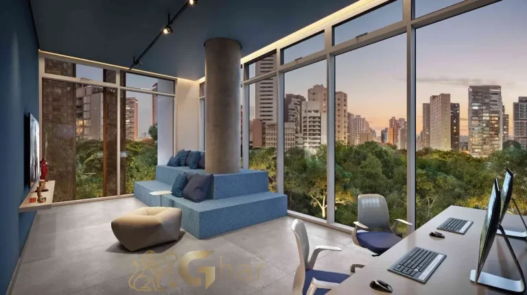 Sala de jogos do condomínio Península Vila Madalena