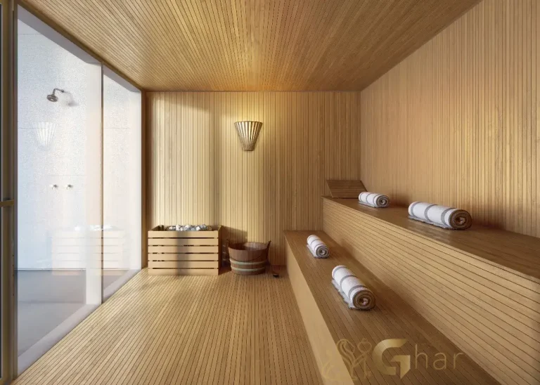 Sauna seca Península Vila Madalena – condomínio de alto padrão em São Paulo