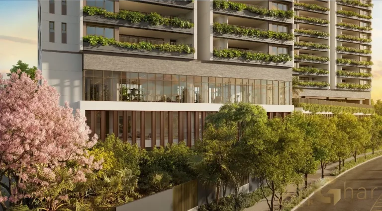 Fachada do Quarten Ibirapuera com varandas amplas e vista privilegiada em São Paulo