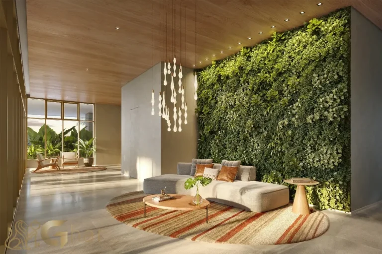 Lobby da Torre Verano – Entrada sofisticada do Quarten Ibirapuera, condomínio de luxo em São Paulo