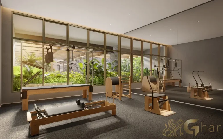 Sala de Pilates do Quarten Ibirapuera – Espaço wellness em condomínio de luxo no Ibirapuera
