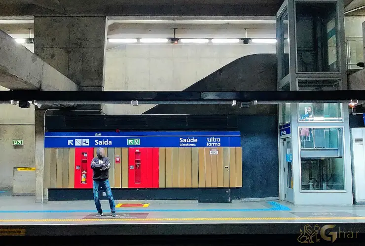 Estação de metrô Saúde na Zona Sul de São Paulo