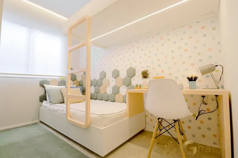 quarto decorado do apartamento side sacomã ipiranga são paulo 65m2 com cores neutras e iluminação aconchegante