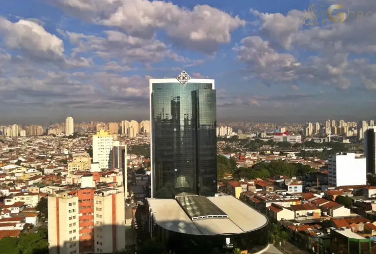 Vista panorâmica do bairro Tatuapé na Zona Leste de São Paulo