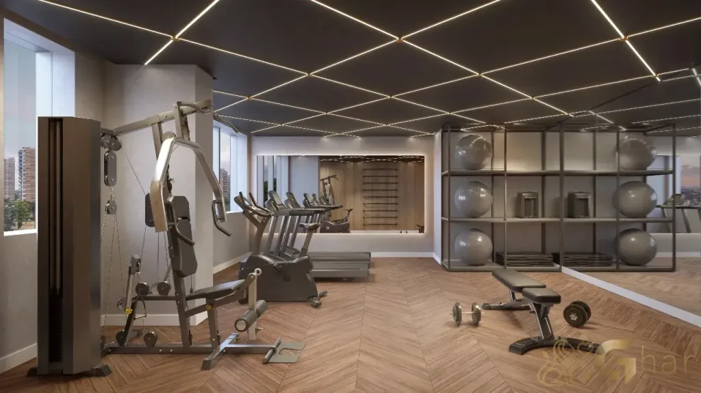 Academia do The Collection Ibirapuera com equipamentos modernos em São Paulo