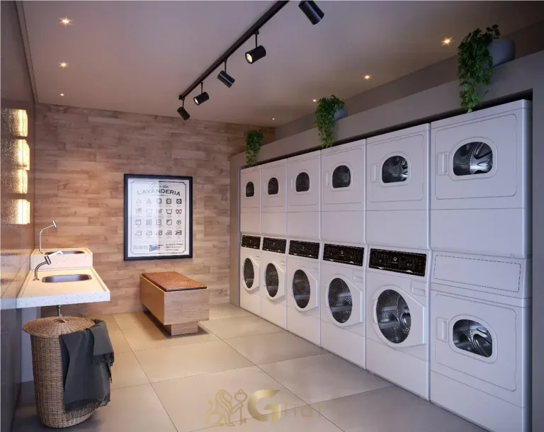 Lavanderia compartilhada do The Collection Perdizes