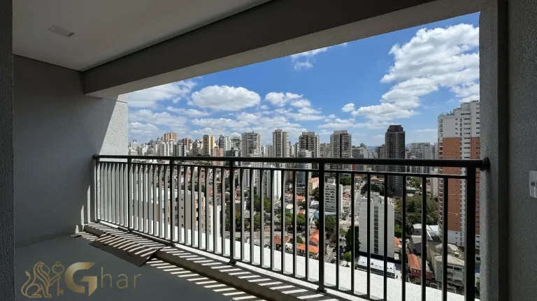 Vista da varanda dos apartamentos The Collection Perdizes