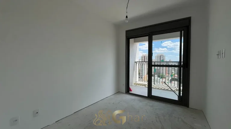 Studio decorado 26m² The Collection Perdizes com varanda