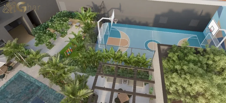 Quadra poliesportiva e área de lazer completa no The Collection Vila Mariana em São Paulo