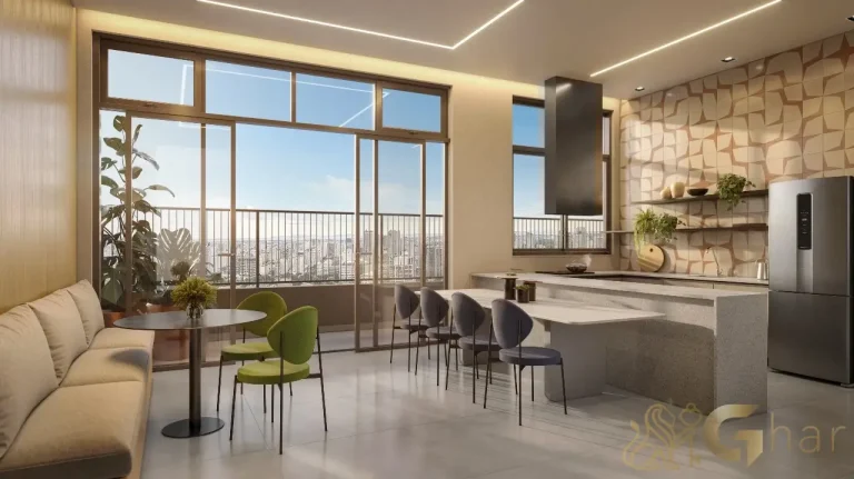 Espaço Family House no The Collection Vila Mariana para reuniões familiares e eventos sociais