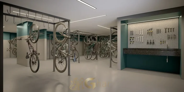 Bicicletário moderno do The Rose Vila Mariana – Torre Savi