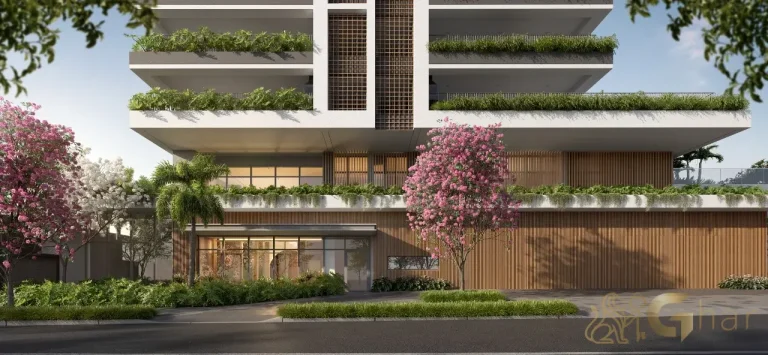 Fachada e portaria do The Rose Vila Mariana